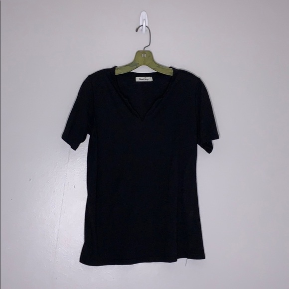 Romi Story Black V Neck short sleeve T Shirt Small - Picture 1 of 6